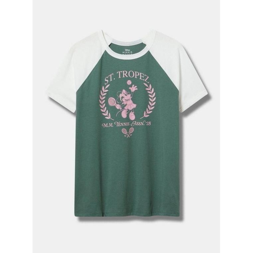 NWT Torrid‎ Minnie Mouse Classic Fit Raglan Tee 3X